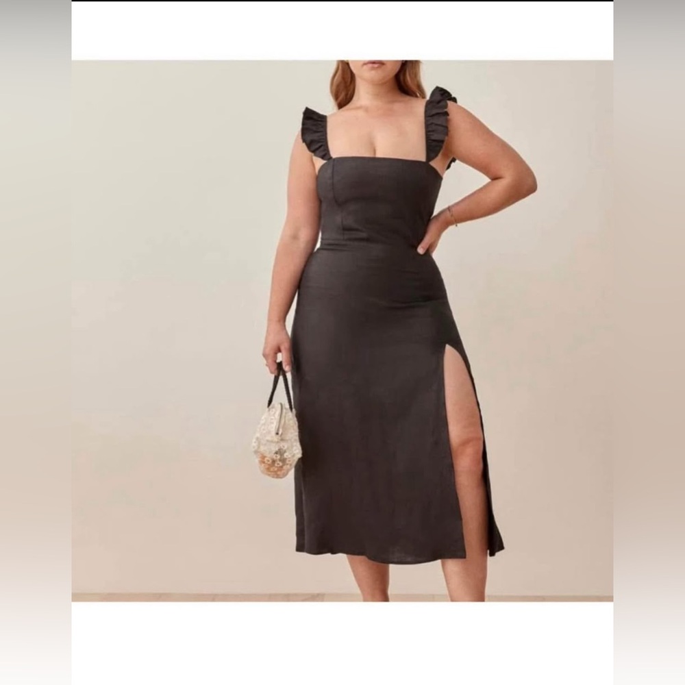Reformation Midi Linen Dress